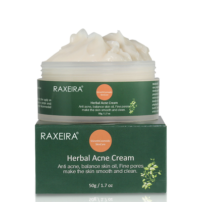 Crema di fronte di erbe di lisciamento di 100% e di pulizia naturale per anti acne