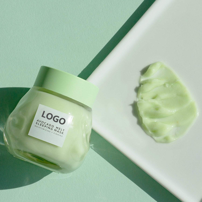 Crema organica della maschera di sonno dell'avocado dell'idrato del ODM per cura del fronte della pelle