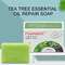 Sapone eliminante dell'albero del tè dell'acne di controllo dell'olio dell'essenza originale fatta a mano organica naturale del sapone di 100% anti