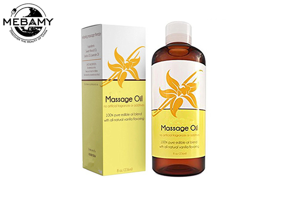 L'olio commestibile sensuale di massaggio di aromaterapia contiene olio di mandorle/del jojoba