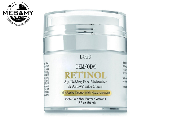 Crema di fronte antinvecchiamento di cura di pelle del retinolo organico/crema di fronte d'idratazione eccellente