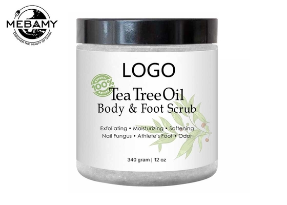 L'albero del tè tutto il corpo naturale sfrega il sale puro del mar Morto di 100% per l'uccisione del fungo di piede