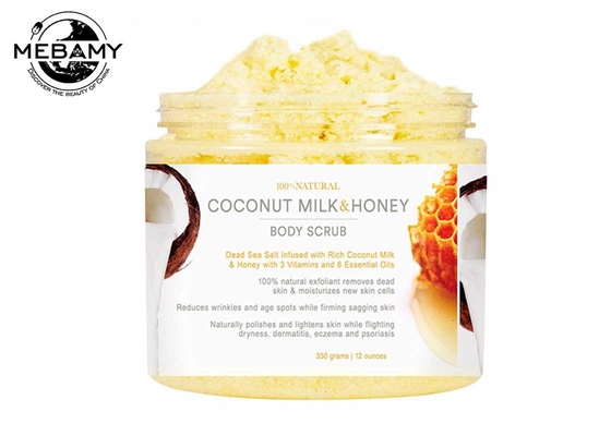 L'ente esfoliante profondo di cura di pelle sfrega il pettine miele/del latte di cocco riduce l'untuosità
