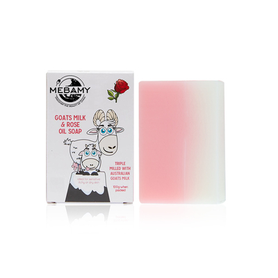 Latte di capra Rose Soap For All - pelle dell'etichetta privata che imbianca imballaggio su ordinazione